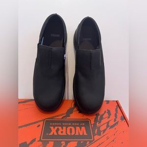 Worx By Red Wing Slip On Black Shoes